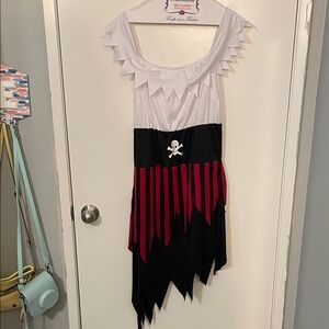 Miffy Pirate Costume for Kids - Black, Red, and White